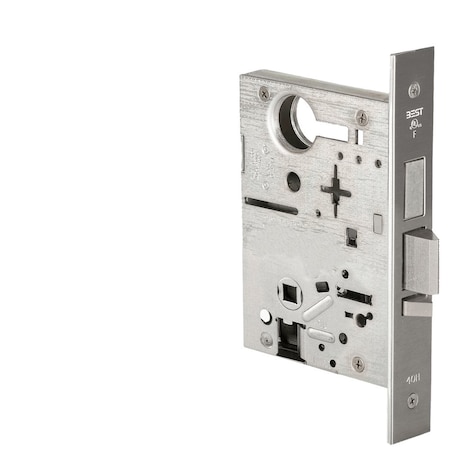 Best Grade 1 Hotel Mortise Lockbody Only, Satin Chrome Finish, Field Reversible 45HCAH626